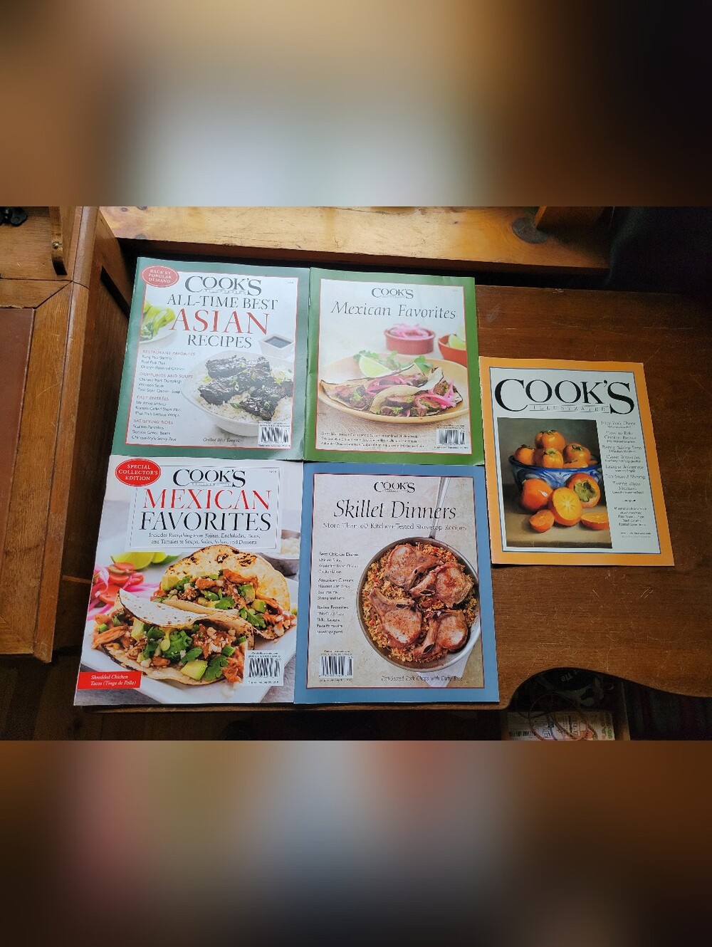 5 Cook's Illustrated Recipe Books